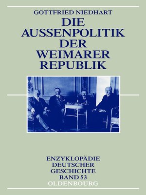 cover image of Die Außenpolitik der Weimarer Republik